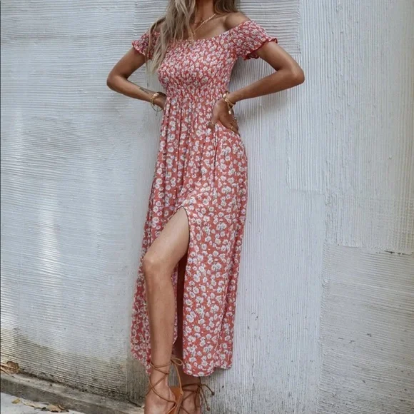 chinese dress ladies Boho Chic Bandeau Off Shoulder Maxi Dress Black / L main image 1